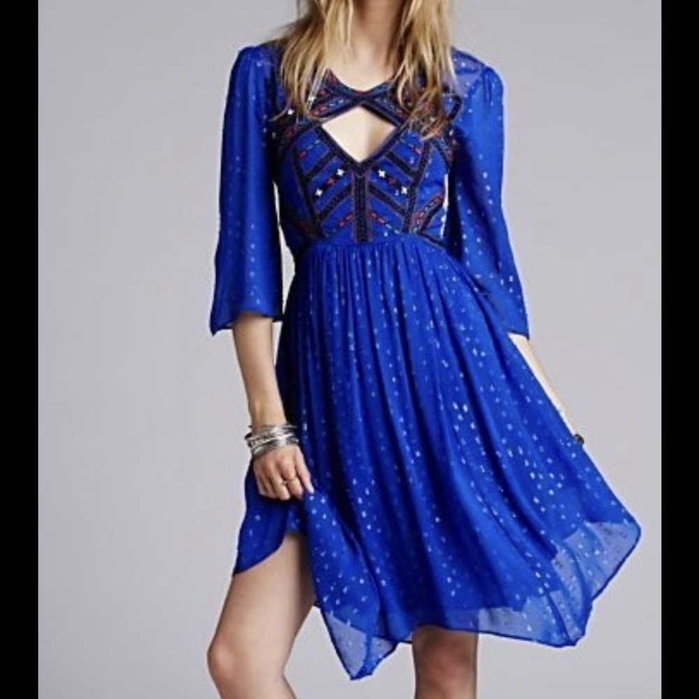 Free people embroidered dress